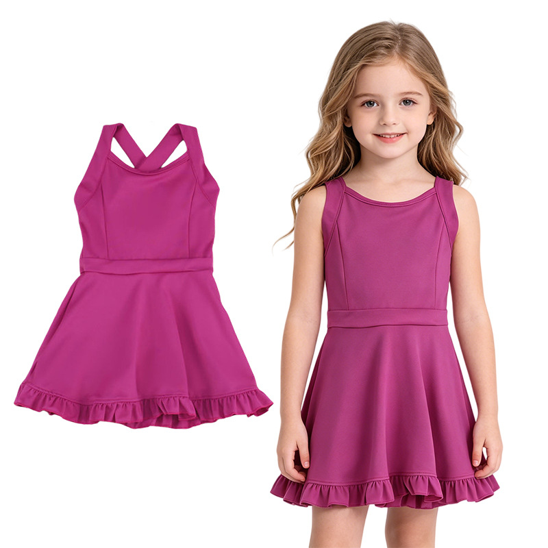 Yoga Dance & Fitness Center Llc - Kids Soft Elastic Nylon Yoga Skirt