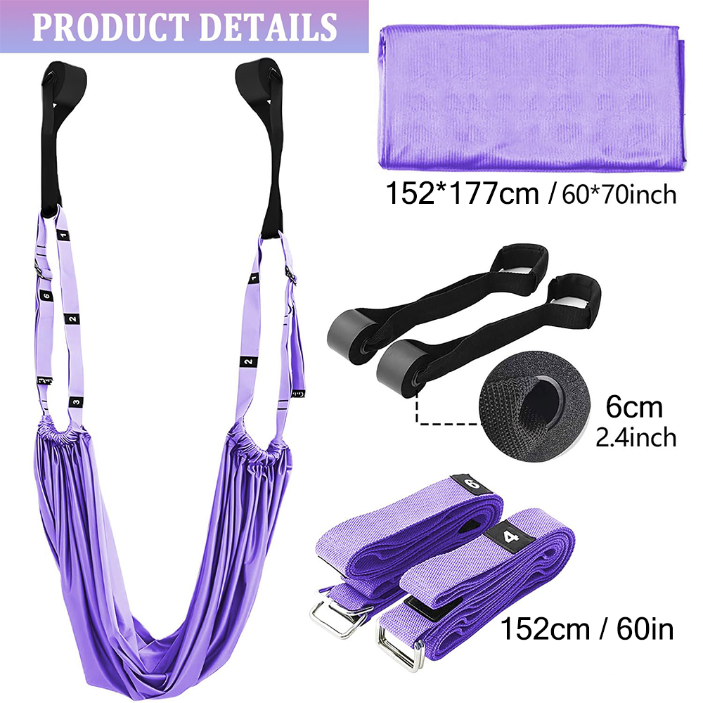 Adjustable Door Aerial Yoga St - مراجعة Stretch Strap Yoga وسعره