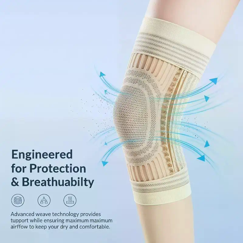 1Pair Summer Knee Cover Breath - مراجعة Knee Sleeve Compression وسعره