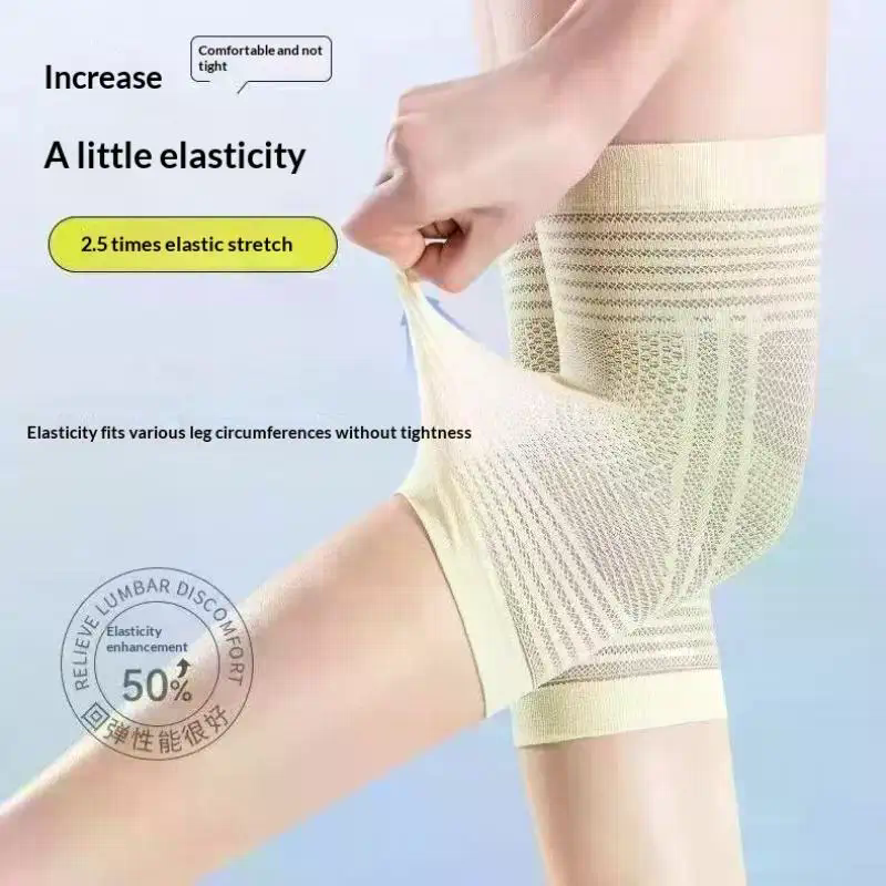 1Pair Summer Knee Cover Breath - مراجعة Knee Sleeve Compression وسعره