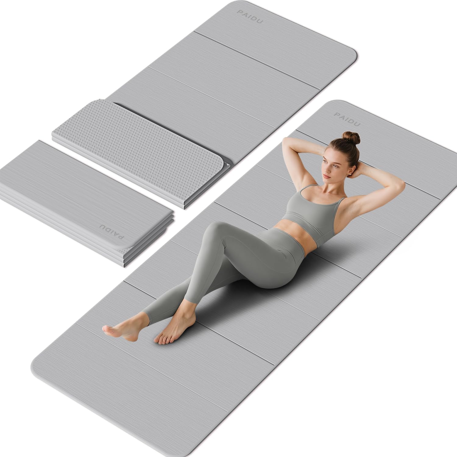 Foldable Yoga Mat 10mm Extra T - مراجعة Thick Yoga Mat وسعره