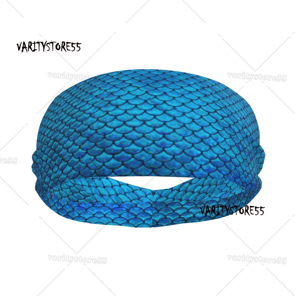 Mermaid Scales Print Elastic H - مراجعة Stretch Strap Yoga وسعره