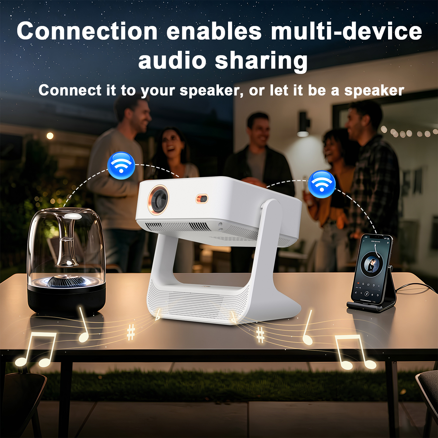 3-in-1 Tablet Projector Speake - مراجعة Yoga Fitness Video وسعره
