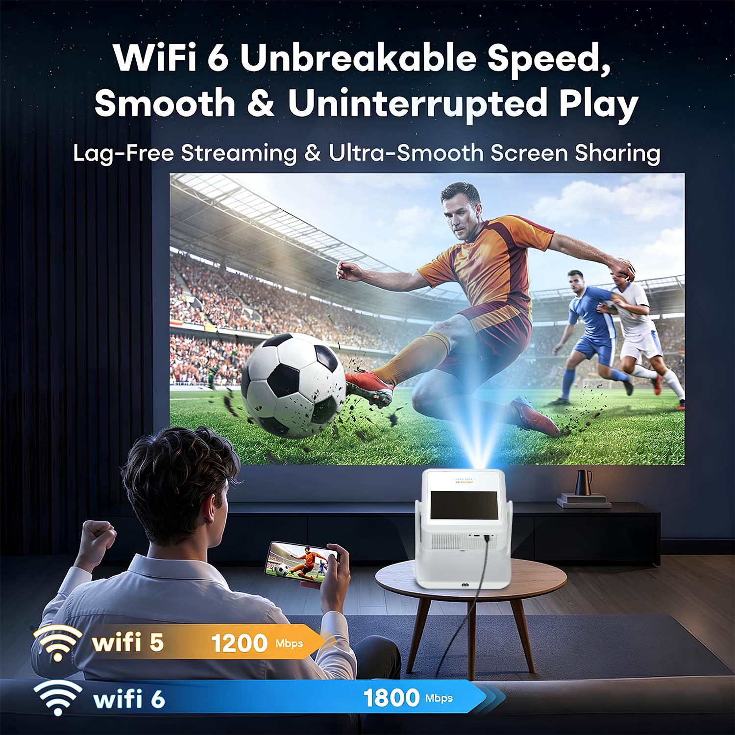 3-in-1 Tablet Projector Speake - مراجعة Yoga Fitness Video وسعره