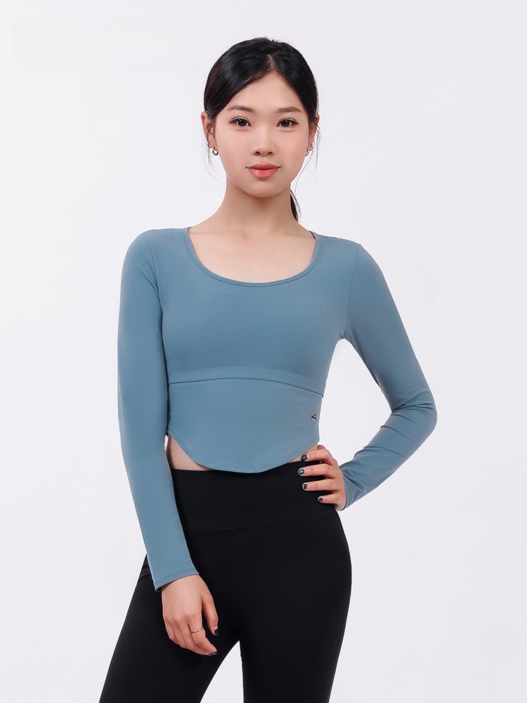 Black Long Sleeve Yoga T-Shirt - مراجعة Yoga Fitness Com وسعره
