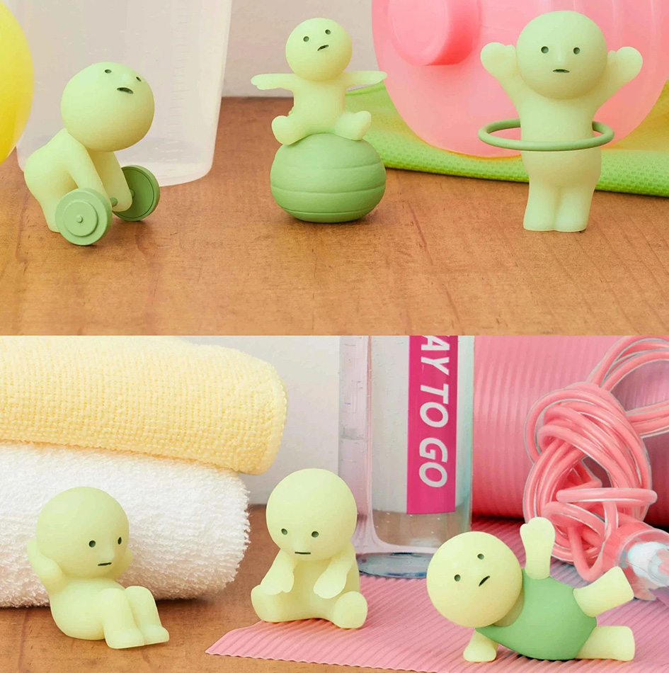 Hot Glow In The Dark Mini Figu - مراجعة Yoga Fitness First وسعره