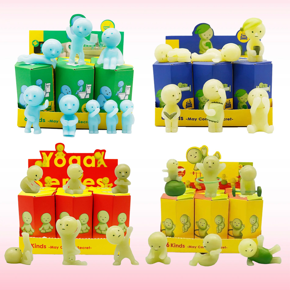 Glow In The Dark Mini Figure S - مراجعة Yoga Fitness First وسعره