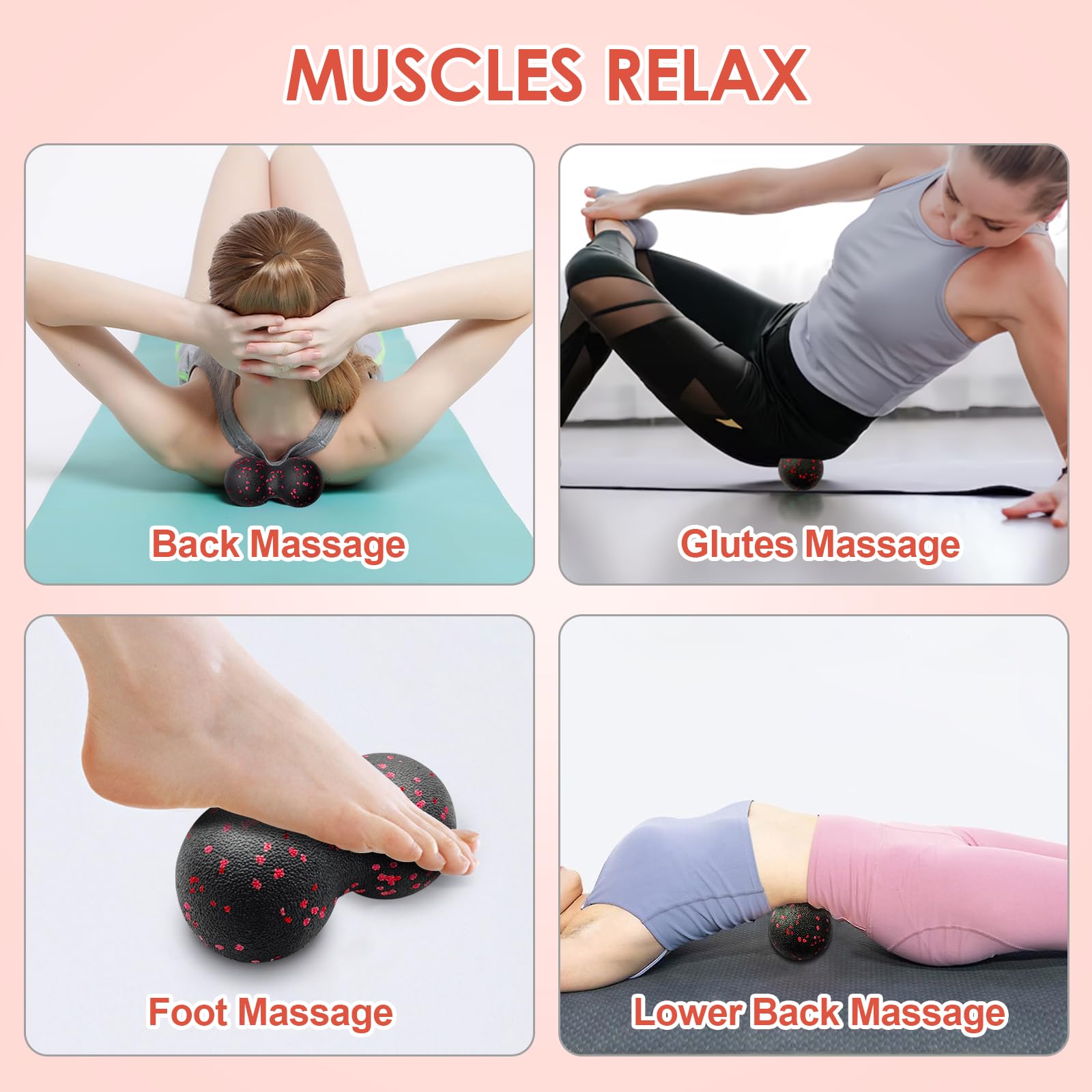 Hollow Yoga Roller Massage Pea - مراجعة Shoulder Massage Ball وسعره