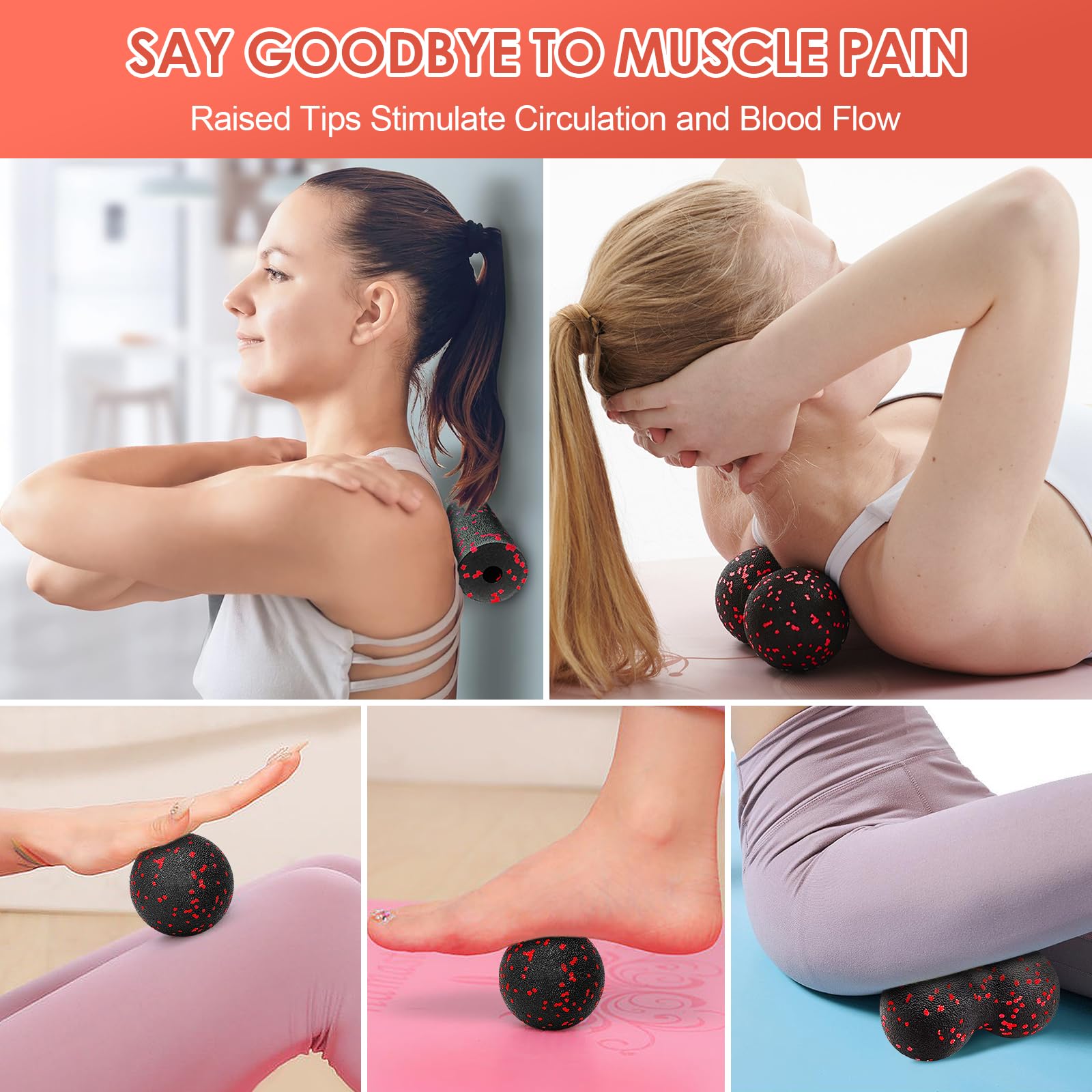 Hollow Yoga Roller Massage Pea - مراجعة Shoulder Massage Ball وسعره