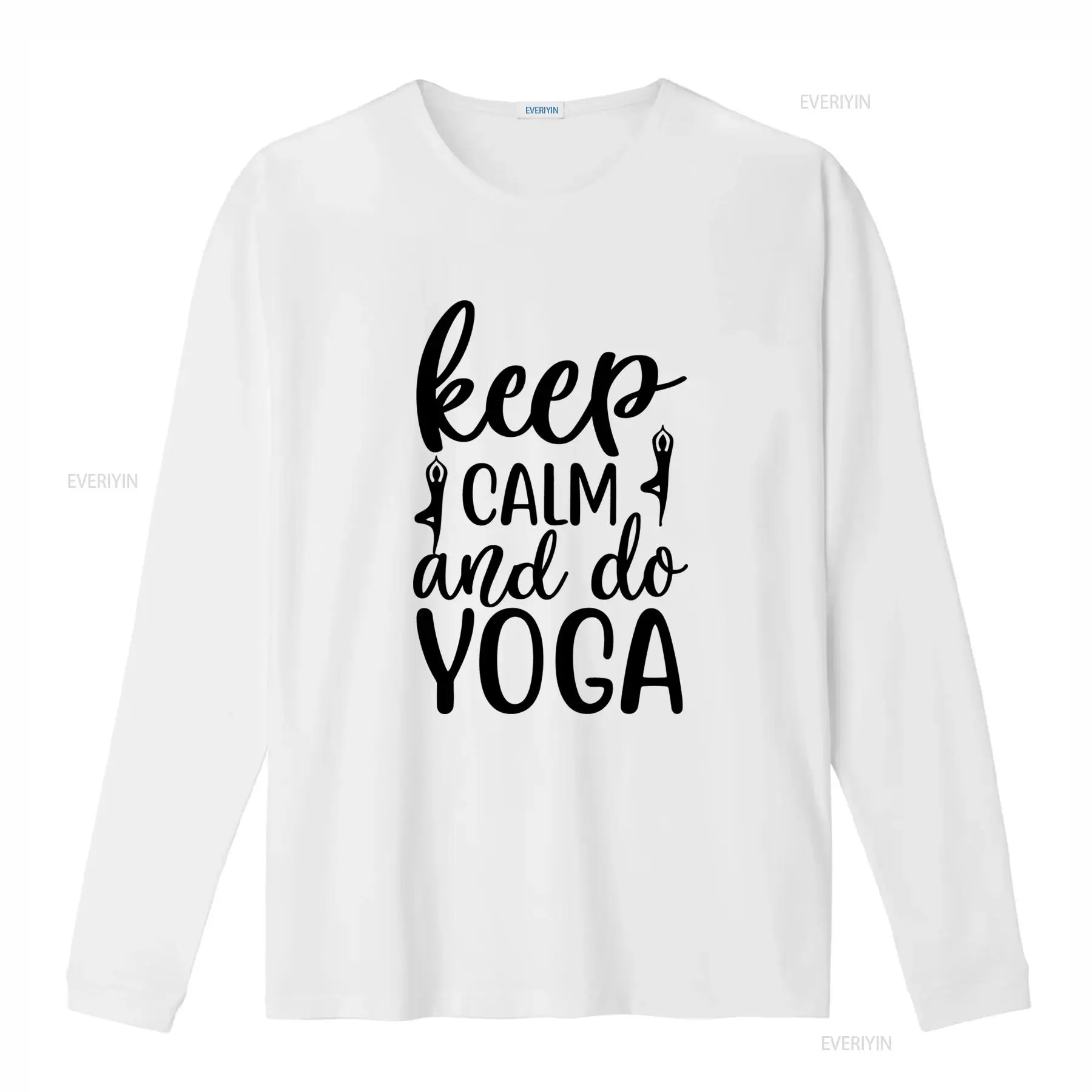 Keep Calm and Do Yoga T Shirt  - مراجعة Yoga Fitness Quotes وسعره