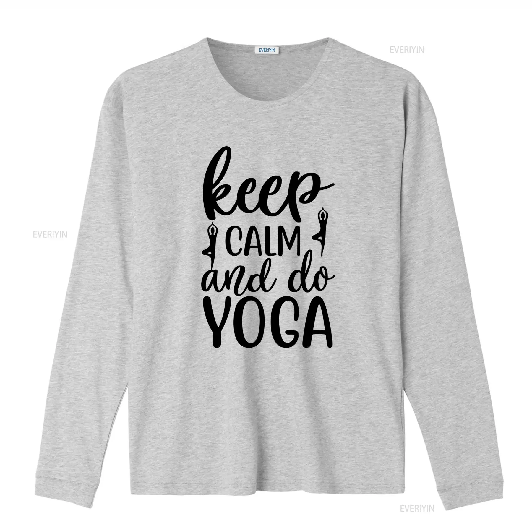 Keep Calm and Do Yoga T Shirt  - مراجعة Yoga Fitness Quotes وسعره