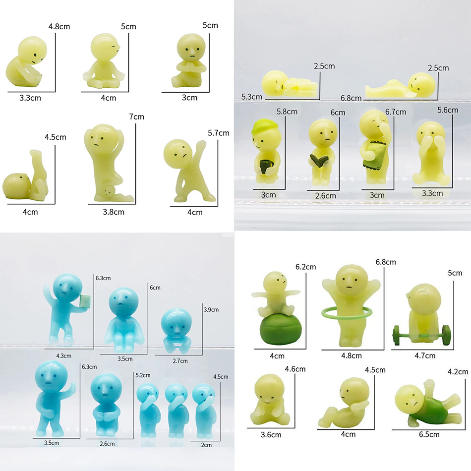 Glow In The Dark Mini Figure S - مراجعة Yoga Fitness First وسعره