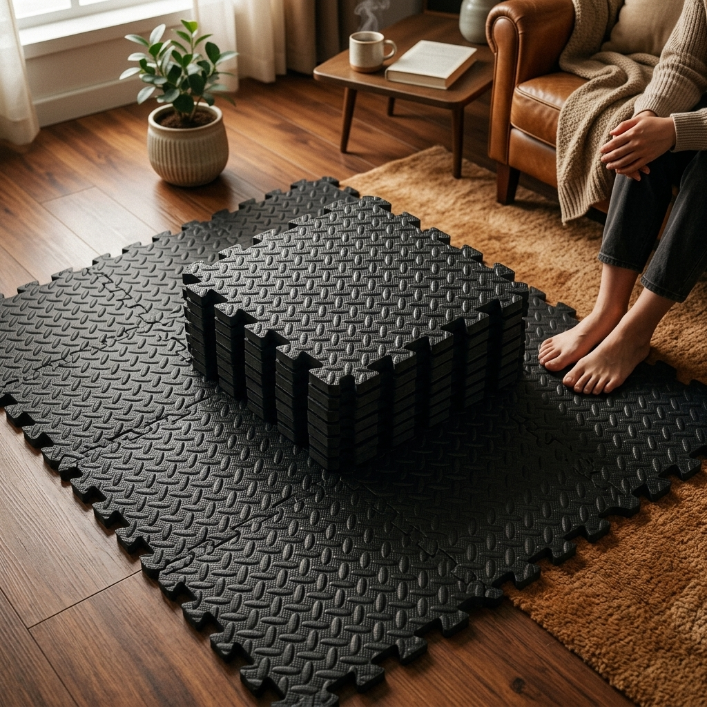 30x30x2.5CM Thickened Yoga Puz - مراجعة Thick Yoga Mat وسعره