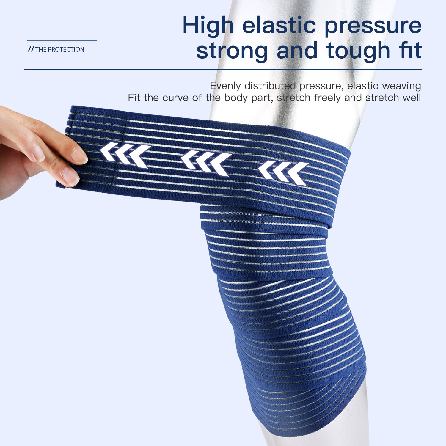 1 PC Tape Compression Bandage  - مراجعة Knee Sleeve Compression وسعره
