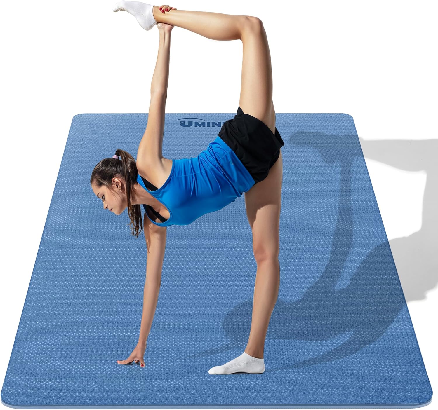 Large Yoga Mat 1/4 & 2/5 Inch  - مراجعة Thick Yoga Mat وسعره