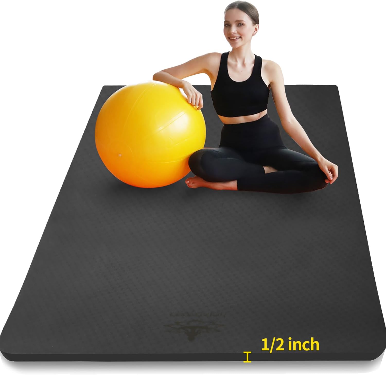 Extra Thick TPE Yoga Mat 6'x4' - مراجعة Thick Yoga Mat وسعره