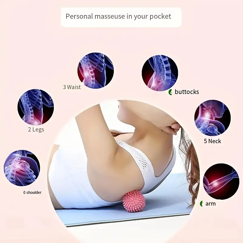 Hedgehog Massage Ball Yoga Fas - مراجعة Shoulder Massage Ball وسعره