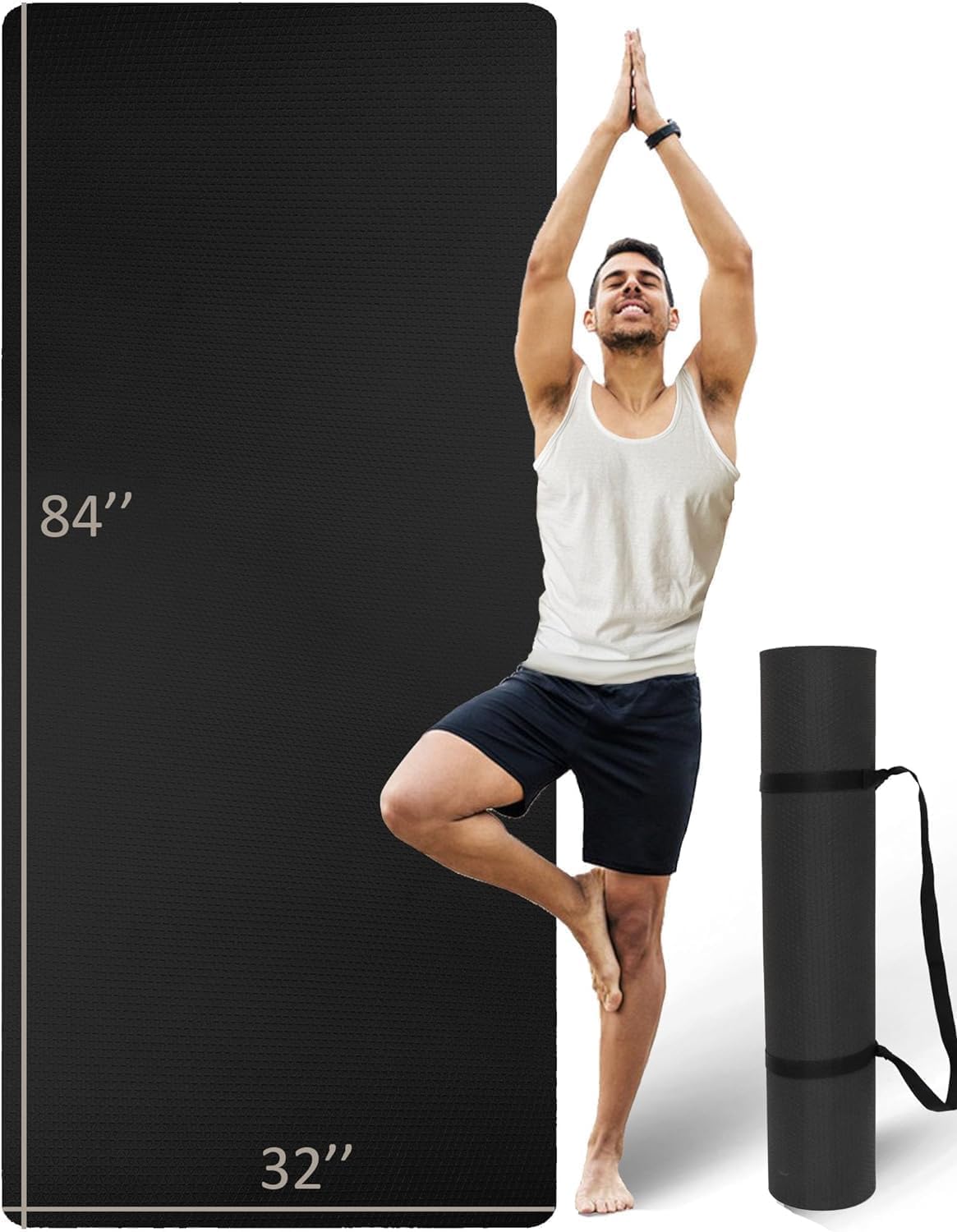 Extra Long & Wide Thick Yoga M - مراجعة Thick Yoga Mat وسعره