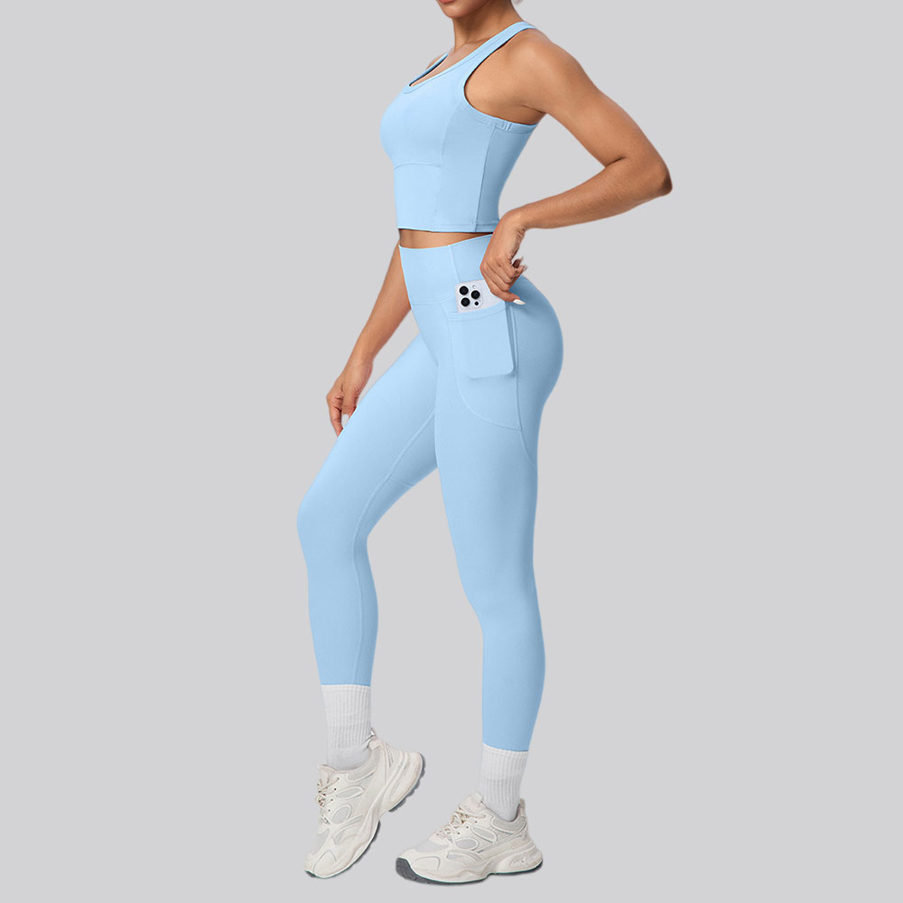 2PCS Yoga Suit Sports Set Wome - مراجعة Yoga Fitness Plus وسعره