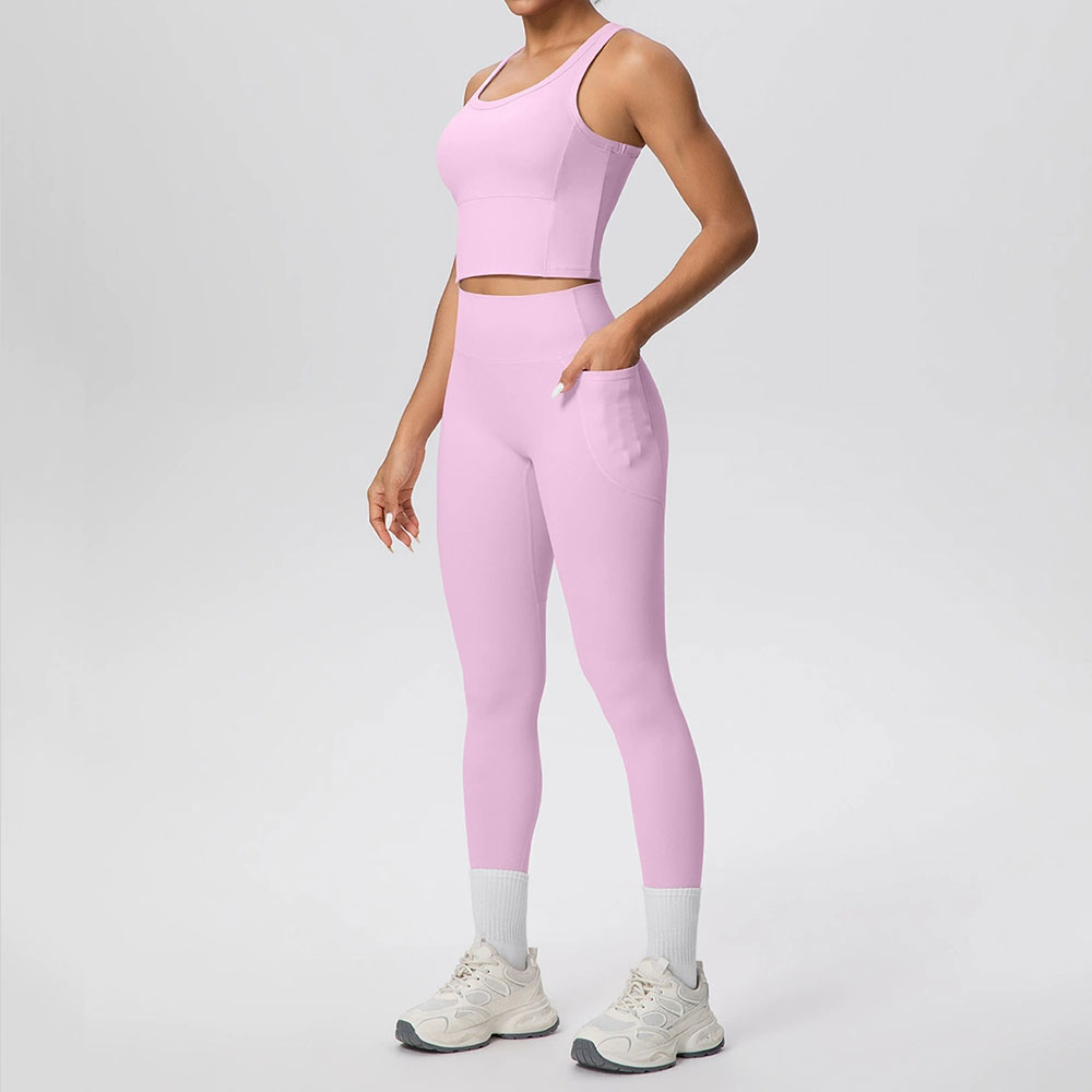 2PCS Yoga Suit Sports Set Wome - مراجعة Yoga Fitness Plus وسعره
