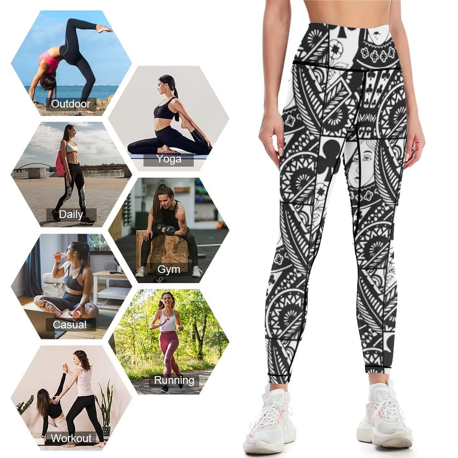 QUEEN OF CLUBS Leggings exerci - مراجعة Yoga Fitness Club وسعره