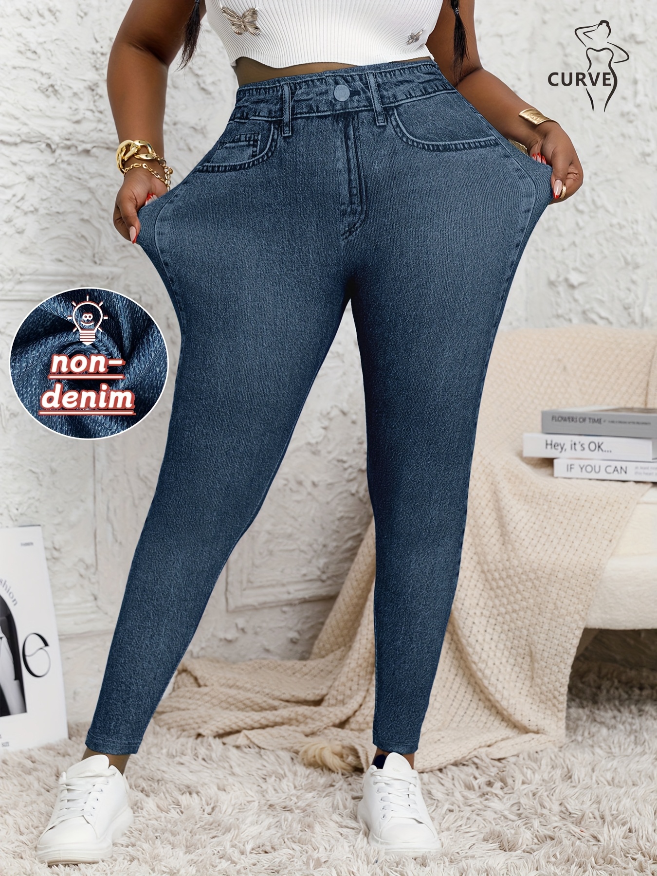 Plus Size Women's Stretch Deni - مراجعة Ankle Weights وسعره