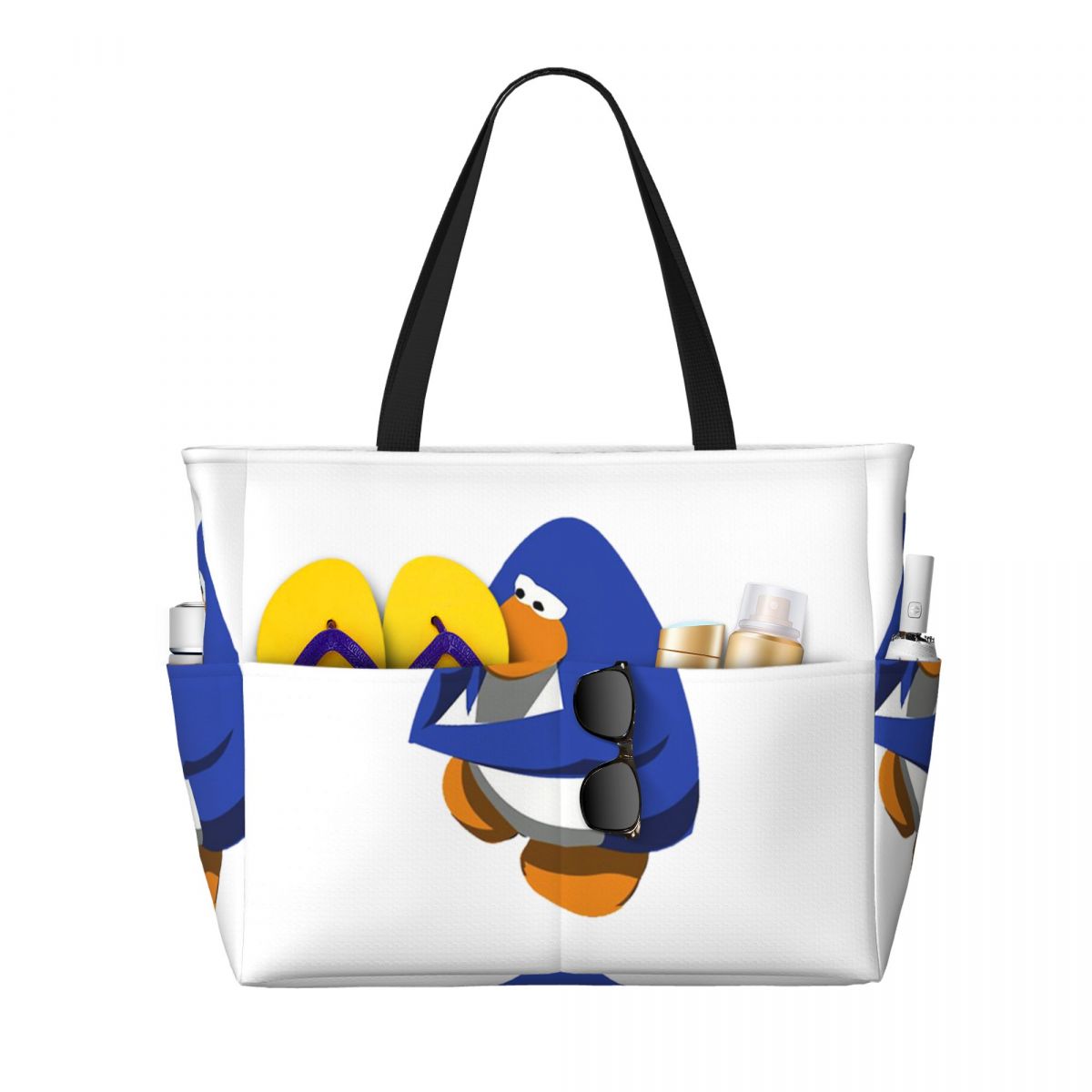 Club Penguin BOI Beach Tote Ba - مراجعة Yoga Fitness Club وسعره