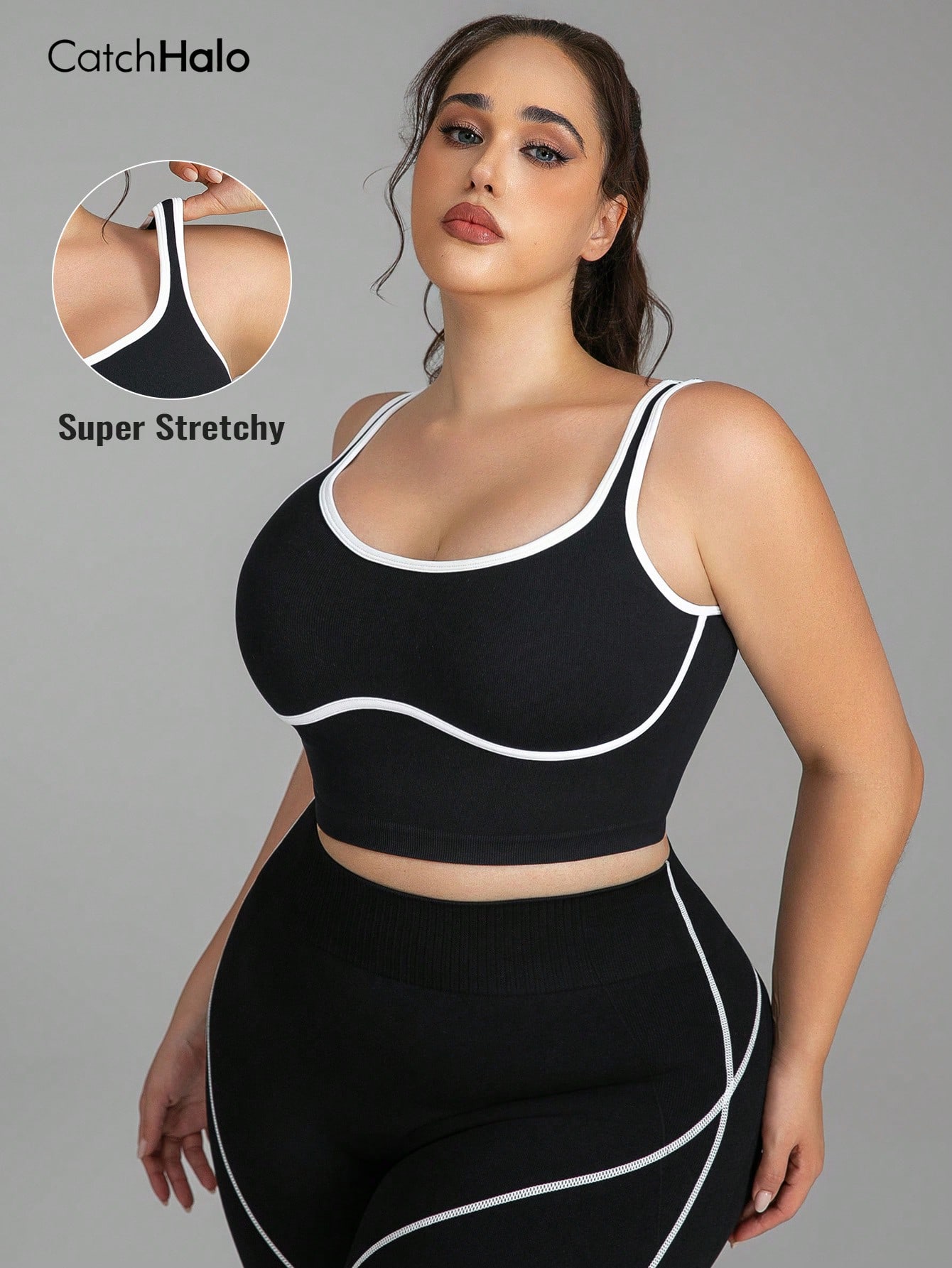 Women Plus Size Seamless Brale - مراجعة Yoga Fitness Plus وسعره