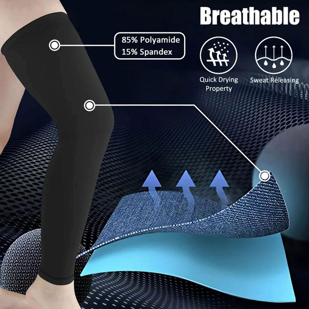 Sun Protection Leg Covers Leg  - مراجعة Knee Sleeve Compression وسعره