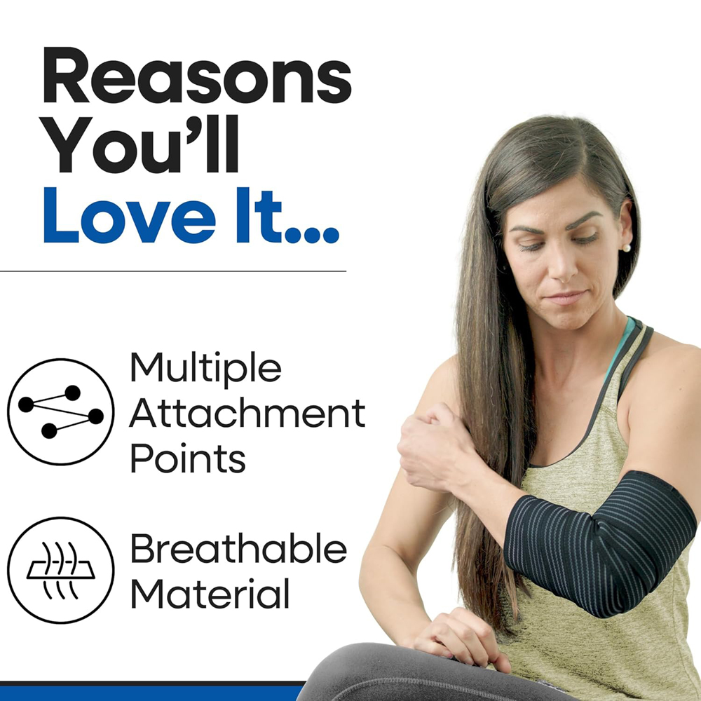 1PCS 40-300cm Compression Band - مراجعة Knee Sleeve Compression وسعره