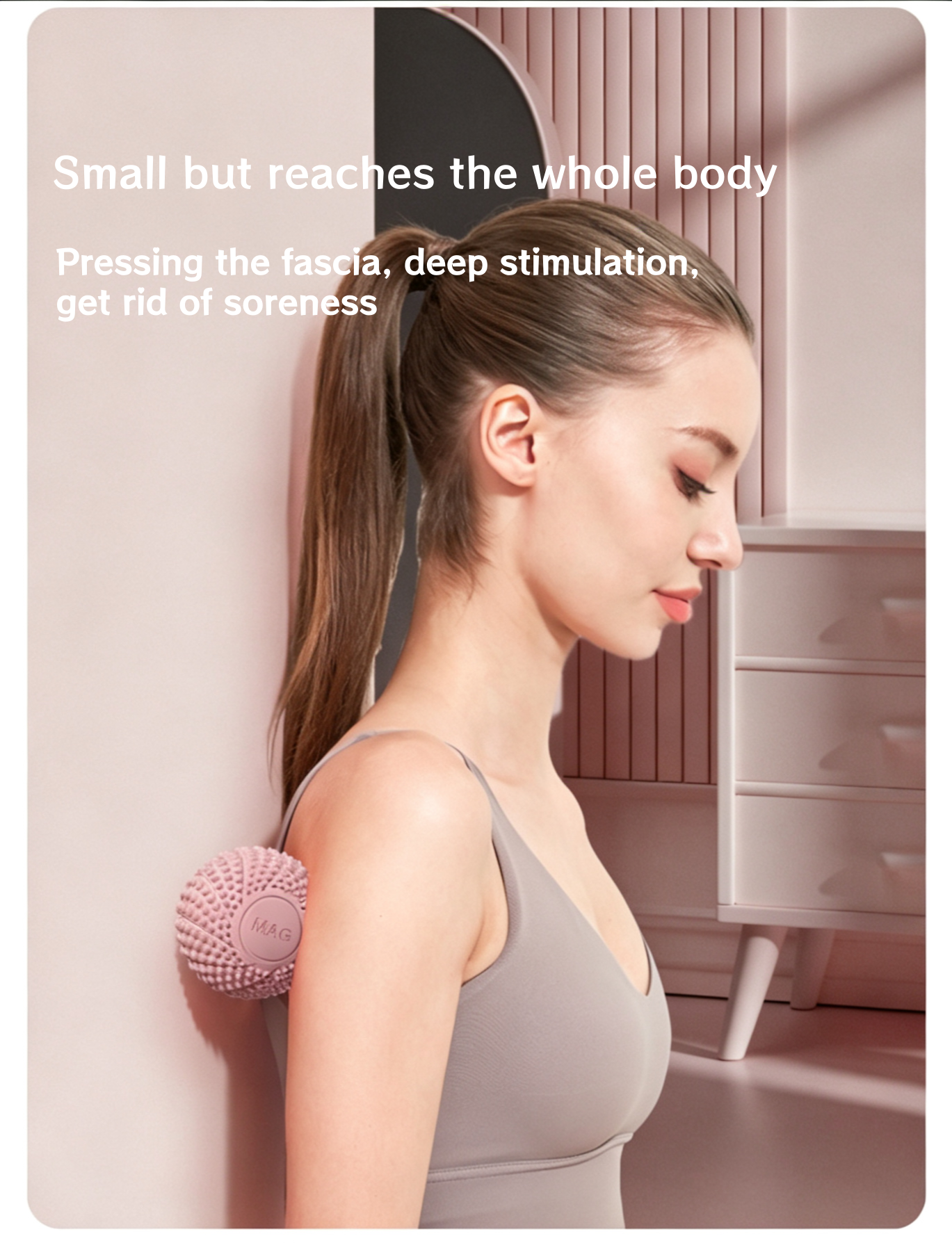 Eco Friendly TPE Spiky Massage - مراجعة Shoulder Massage Ball وسعره