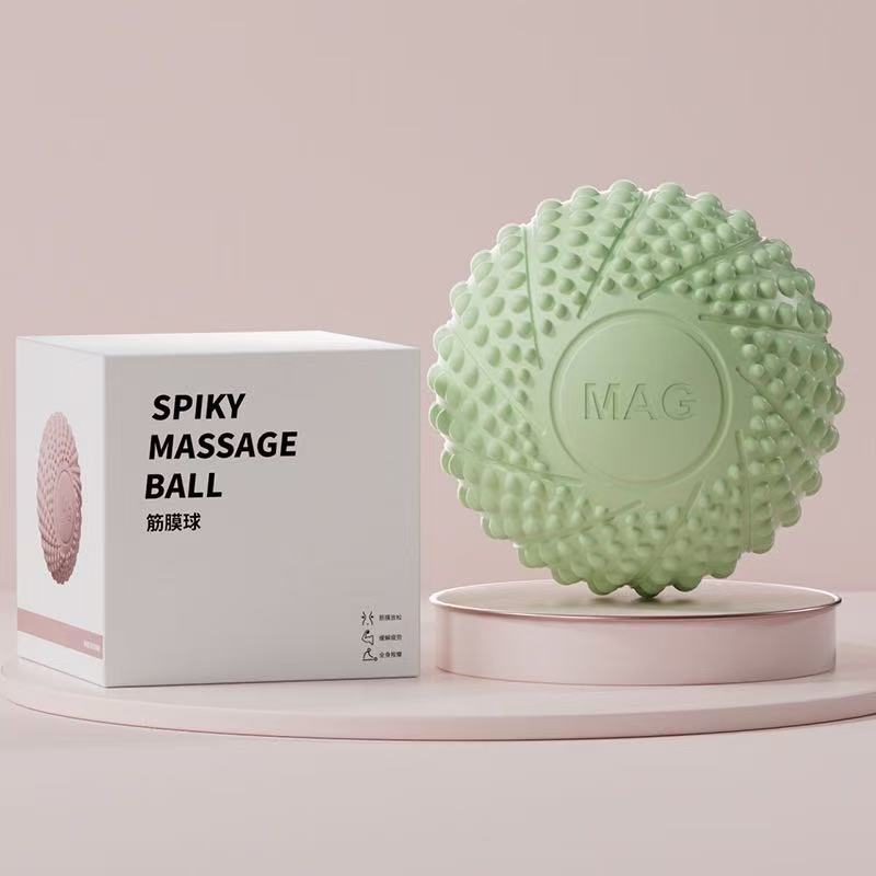 Eco Friendly TPE Spiky Massage - مراجعة Shoulder Massage Ball وسعره