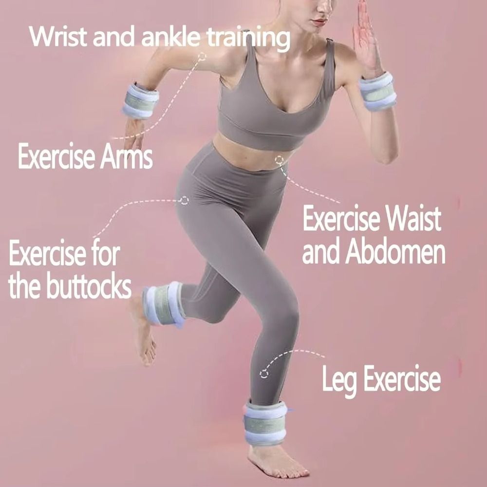 1 Pair Sweat-proof Wrist Weigh - مراجعة Ankle Weights وسعره