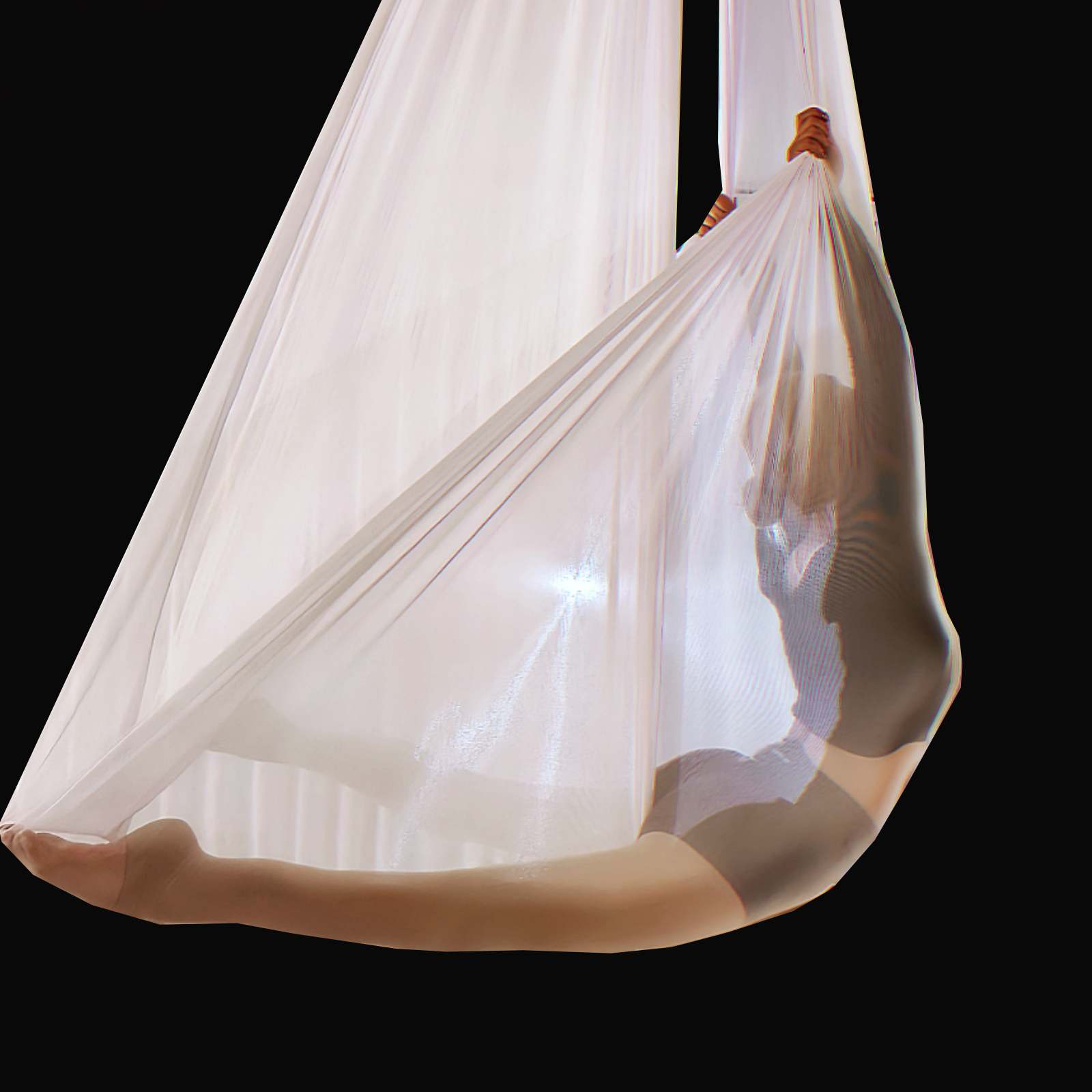 6-Meter Transparent Aerial Yog - مراجعة Stretch Strap Yoga وسعره