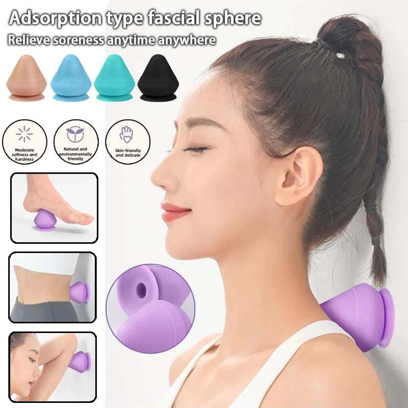 New Adsorption Type Fascia Bal - مراجعة Shoulder Massage Ball وسعره